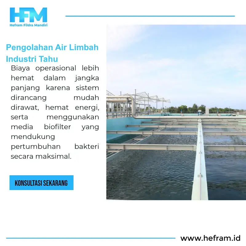 Pengolahan Air Limbah Industri Tahu